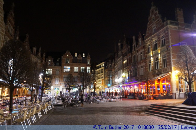 Photo ID: 018830, In the Oude Markt, Leuven, Belgium