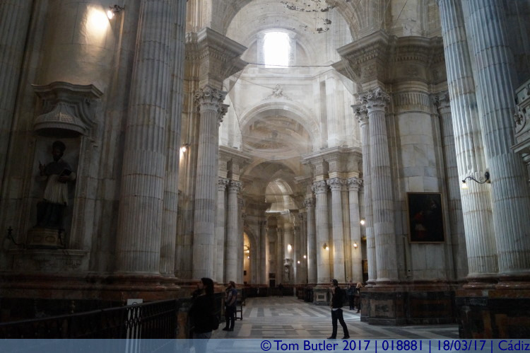 Photo ID: 018881, Inside the cathedral, Cadiz, Spain
