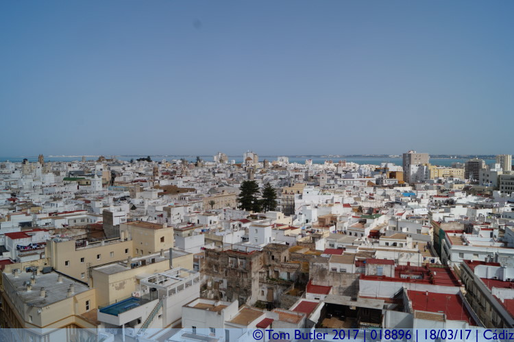 Photo ID: 018896, View over the city, Cadiz, Spain