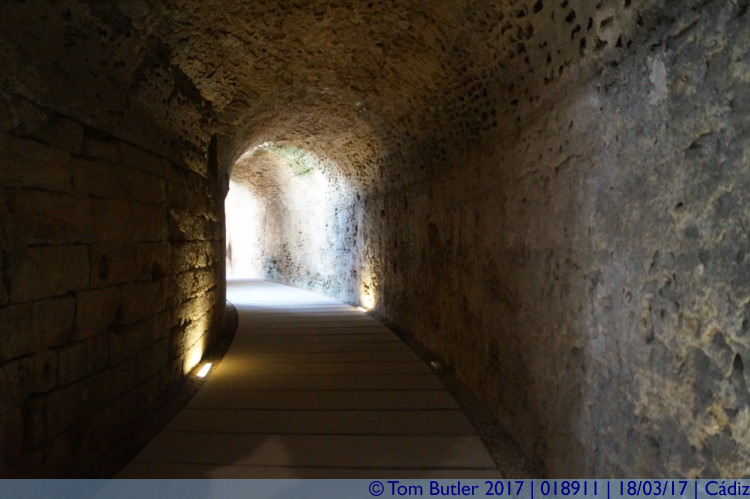 Photo ID: 018911, Passageways under the theatre, Cadiz, Spain