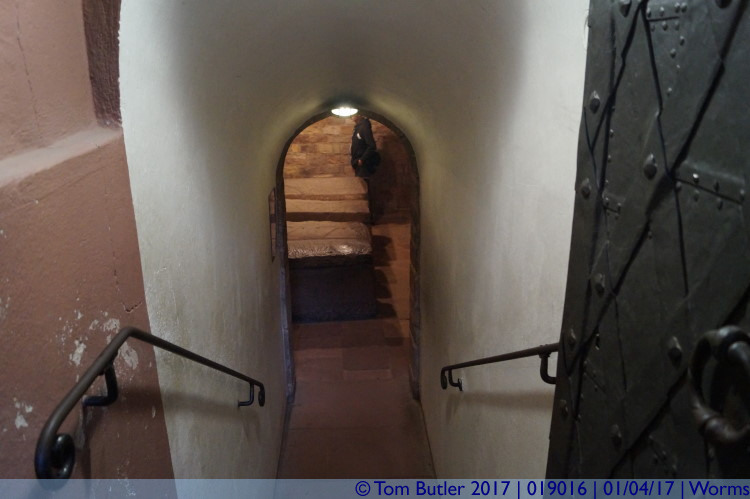 Photo ID: 019016, Down into the Crypt, Worms, Germany
