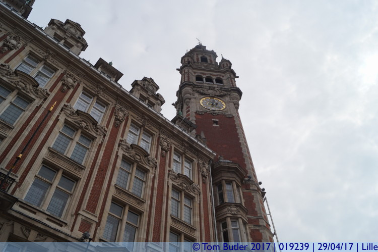 Photo ID: 019239, Clock tower, Lille, France