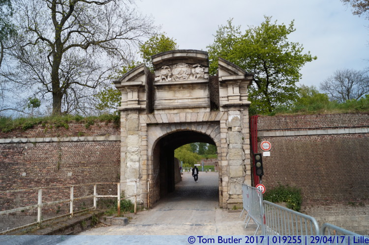Photo ID: 019255, Entrance to the inner fortress, Lille, France