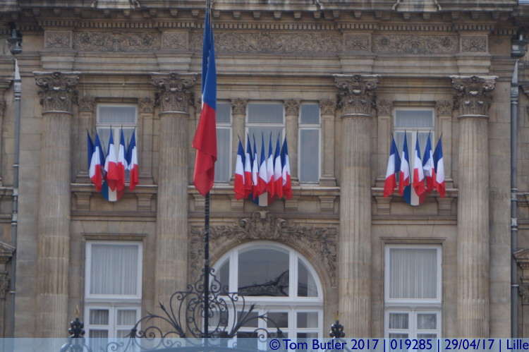 Photo ID: 019285, Just a couple of flags, Lille, France