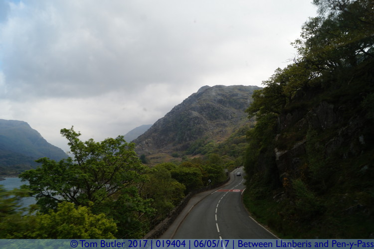 Photo ID: 019404, Climbing into the mountains, Between Llanberis and Pen-y-Pass, Wales