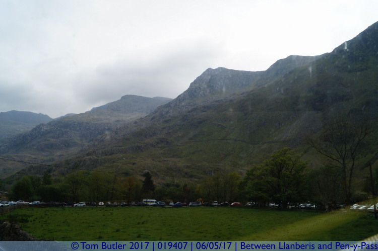 Photo ID: 019407, Climbers park and ride, Between Llanberis and Pen-y-Pass, Wales