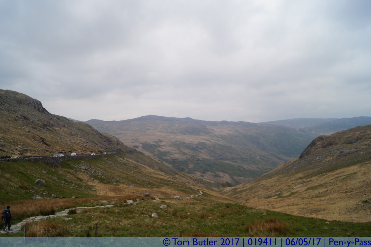 Photo ID: 019411, View from the pass, Pen-y-pass, Wales