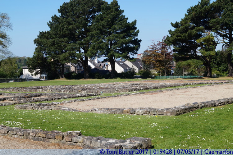 Photo ID: 019428, Roman ruins, Caernarfon, Wales