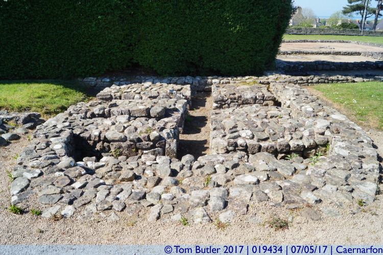 Photo ID: 019434, Roman remains, Caernarfon, Wales