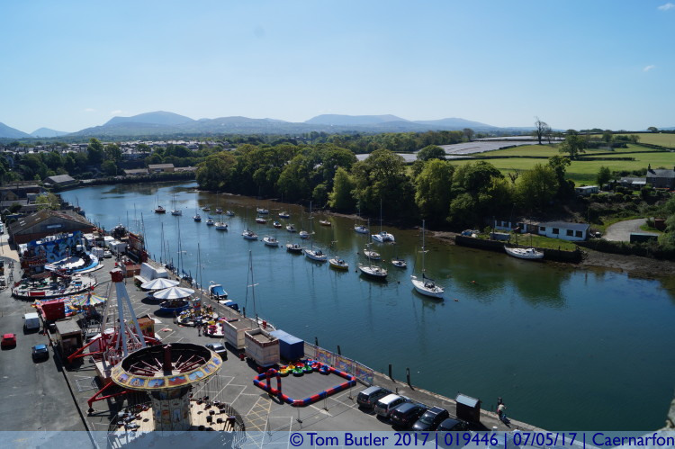 Photo ID: 019446, River from the castle, Caernarfon, Wales