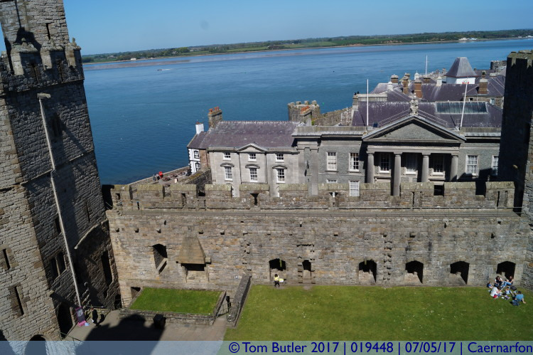 Photo ID: 019448, Castle and court, Caernarfon, Wales