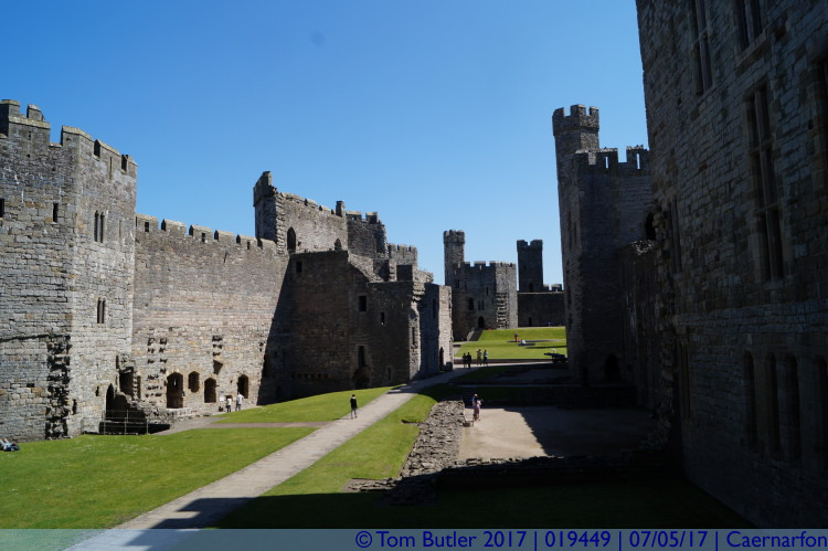 Photo ID: 019449, Inside the castle, Caernarfon, Wales