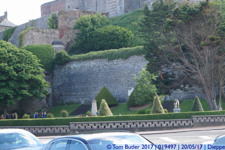 Photo ID: 019497, Gardens below the castle, Dieppe, France