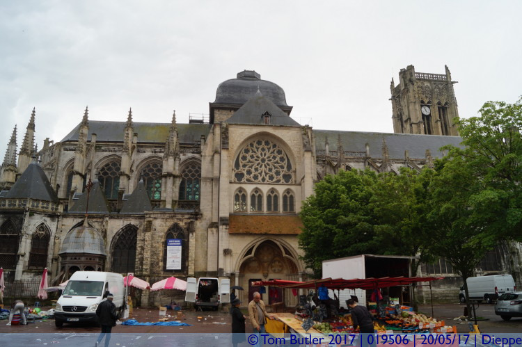 Photo ID: 019506, Side of St Jacques, Dieppe, France