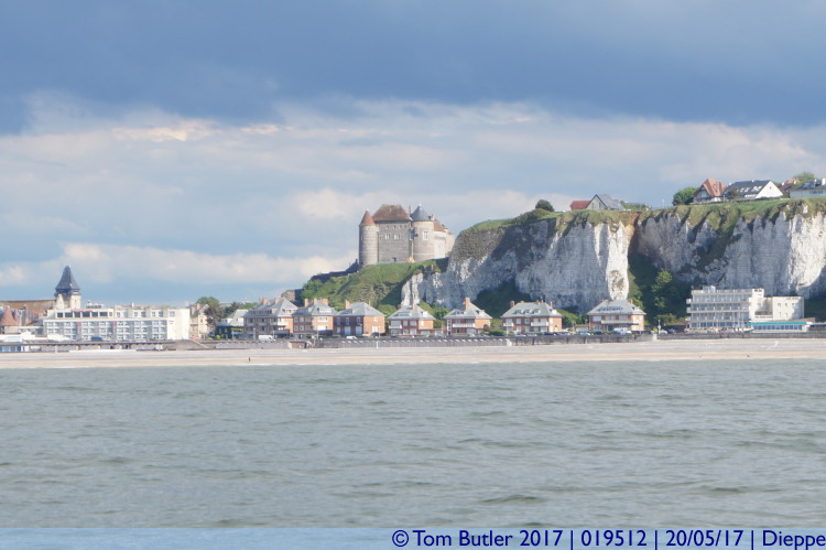 Photo ID: 019512, Castle and Cliffs, Dieppe, France