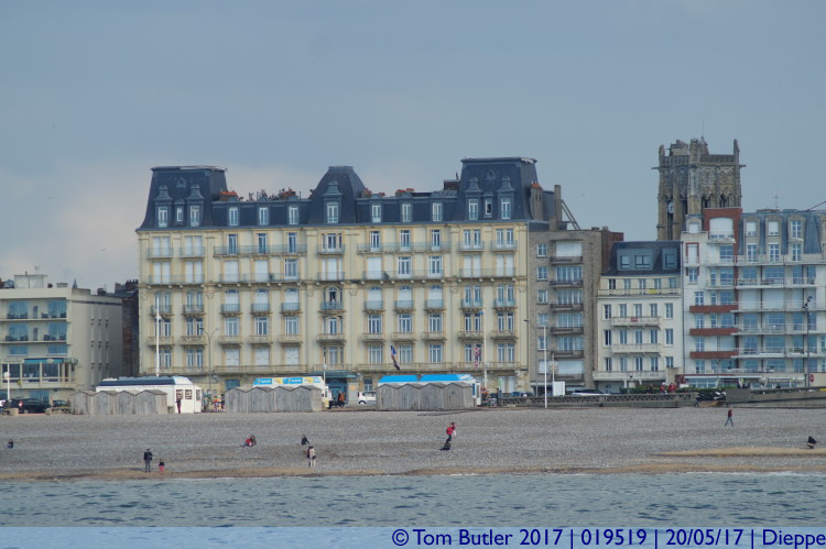 Photo ID: 019519, Hotels and Beach, Dieppe, France
