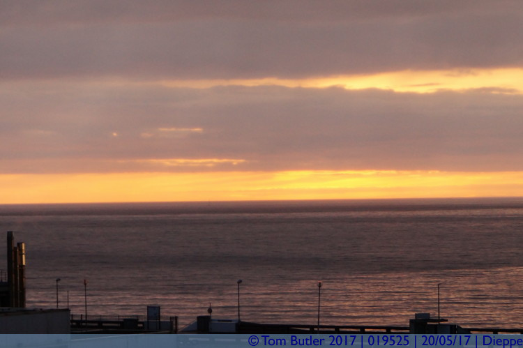 Photo ID: 019525, Sunset over Normandy, Dieppe, France