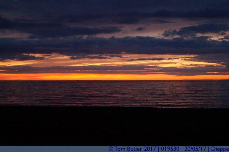 Photo ID: 019530, Final light of the day, Dieppe, France