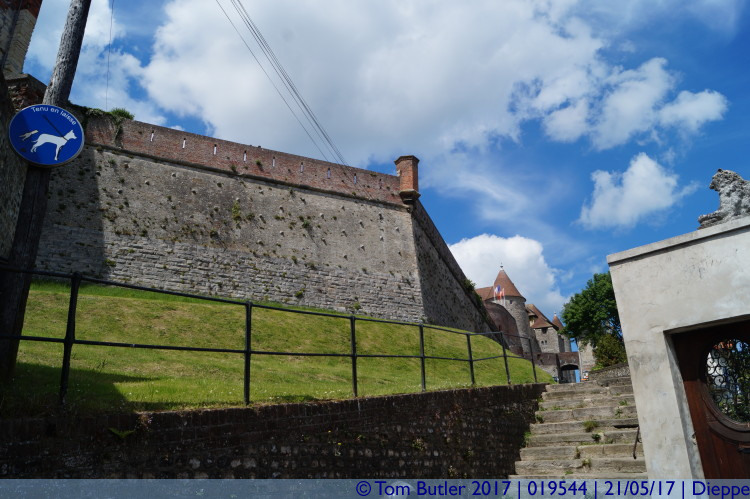 Photo ID: 019544, Beneath the walls, Dieppe, France