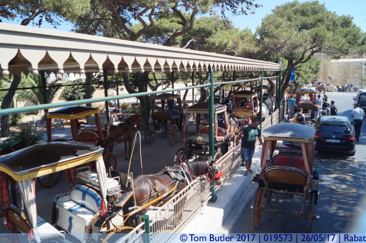 Photo ID: 019573, Horse Taxi Rank, Rabat, Malta