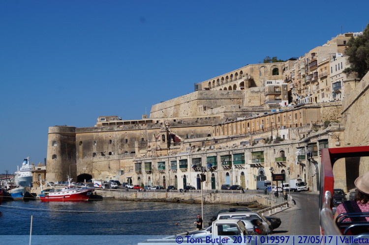 Photo ID: 019597, Along the walls, Valletta, Malta