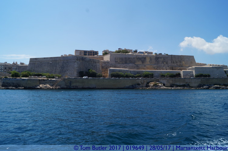 Photo ID: 019649, Fortifications, Marsamxett Harbour, Malta