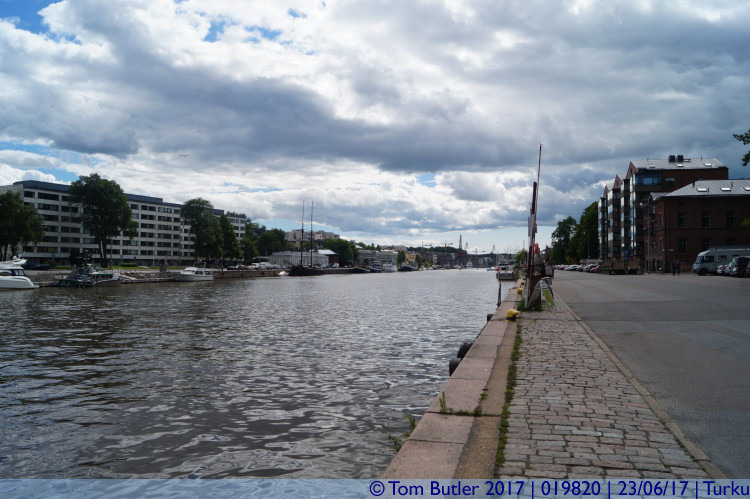 Photo ID: 019820, Looking along the Aurajoki, Turku, Finland