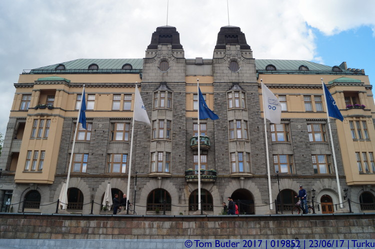 Photo ID: 019852, Riverside view of City Hall, Turku, Finland