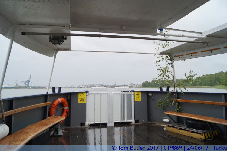 Photo ID: 019869, On the ferry in the rain, Turku, Finland