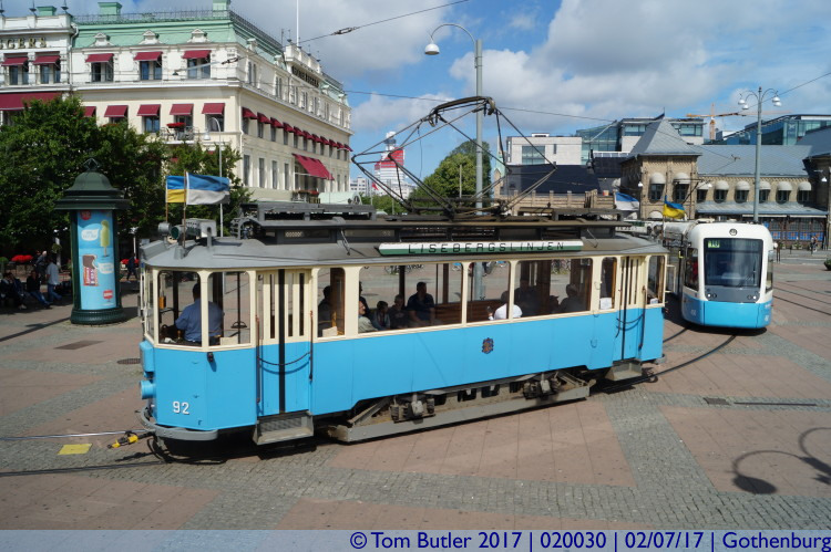 Photo ID: 020030, Historic tram, Gothenburg, Sweden