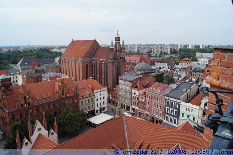 Photo ID: 020408, Top of the Town Hall tower, Torun, Poland
