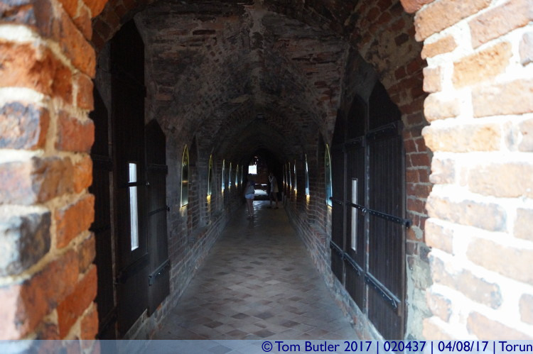 Photo ID: 020437, Corridor to the latrine, Torun, Poland