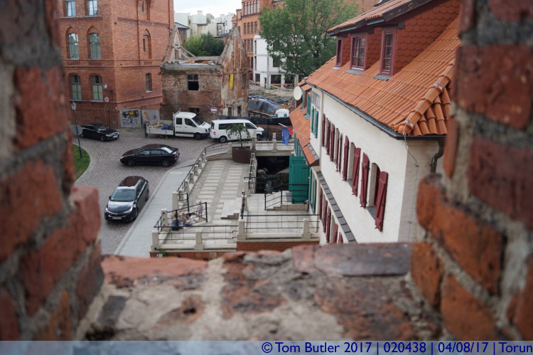 Photo ID: 020438, View from the latrine, Torun, Poland