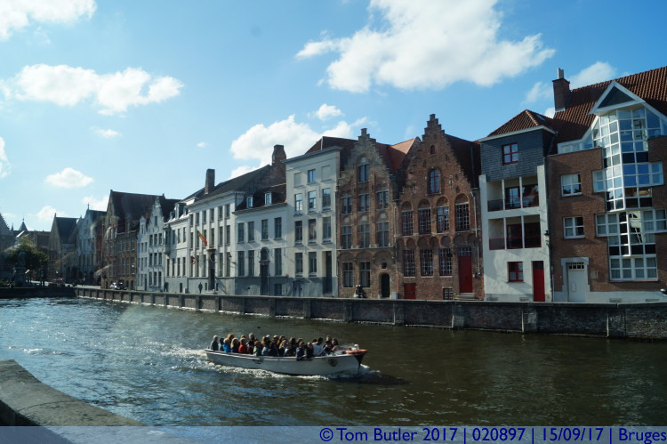 Photo ID: 020897, By the Canal, Bruges, Belgium