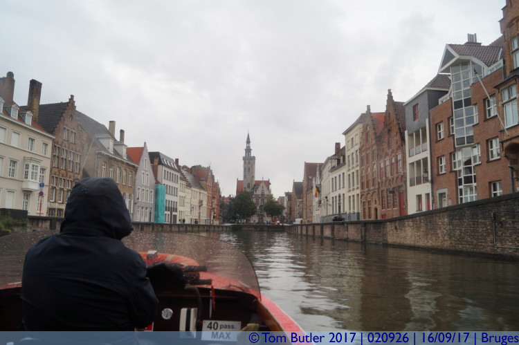 Photo ID: 020926, Canal by Jan van Eyckplein, Bruges, Belgium