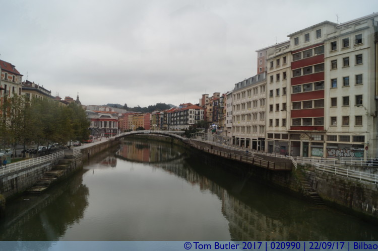 Photo ID: 020990, Looking down the river, Bilbao, Spain