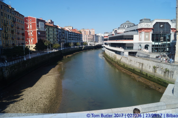 Photo ID: 021036, Market and River, Bilbao, Spain