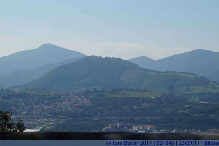 Photo ID: 021046, Looking to the mountains, Bilbao, Spain