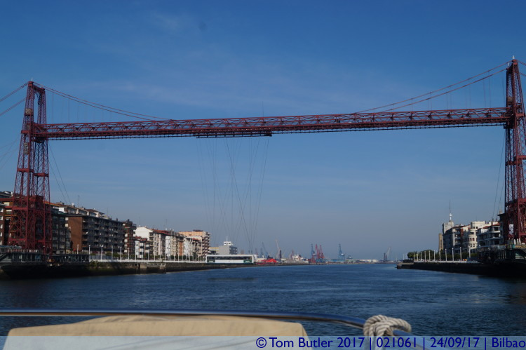 Photo ID: 021061, Gondola crossing, Bilbao, Spain