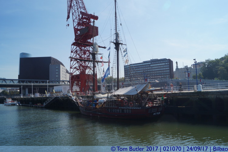 Photo ID: 021070, Pirate boat, Bilbao, Spain
