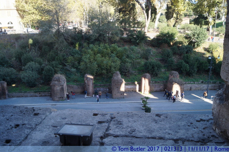 Photo ID: 021313, Former footings, Rome, Italy