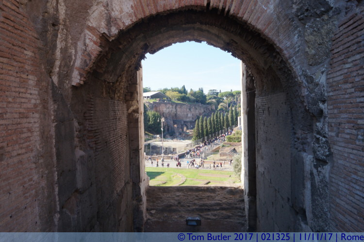 Photo ID: 021325, Palatine entrance from the Colosseum, Rome, Italy