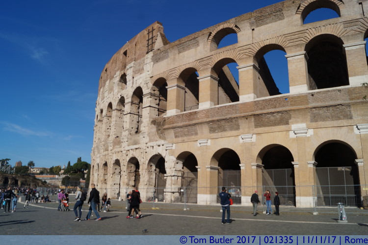 Photo ID: 021335, Outside the Colosseum, Rome, Italy