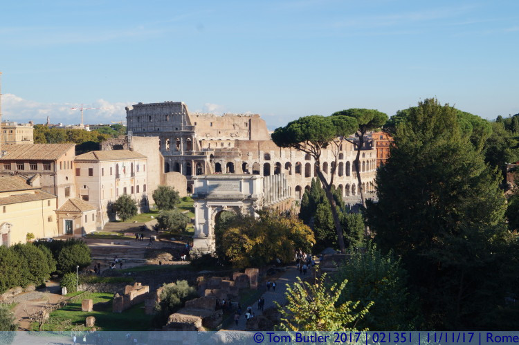 Photo ID: 021351, The Arco di Tito and Colosseo, Rome, Italy