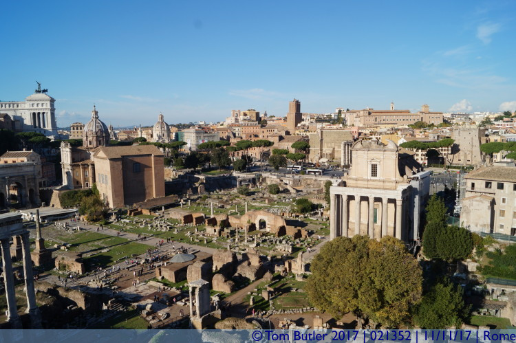 Photo ID: 021352, View across the forum, Rome, Italy