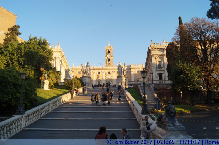 Photo ID: 021365, Steps to the Campidoglio, Rome, Italy