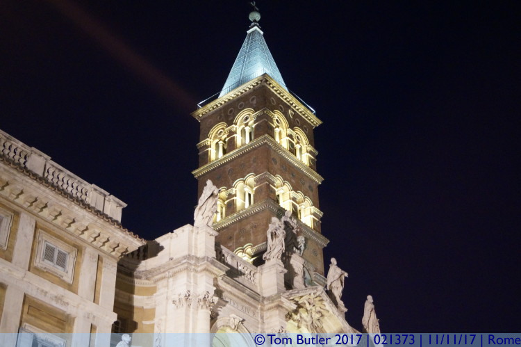Photo ID: 021373, Tower of Santa Maria Maggiore, Rome, Italy