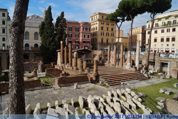 Photo ID: 021394, The Largo di Torre Argentina ruins, Rome, Italy