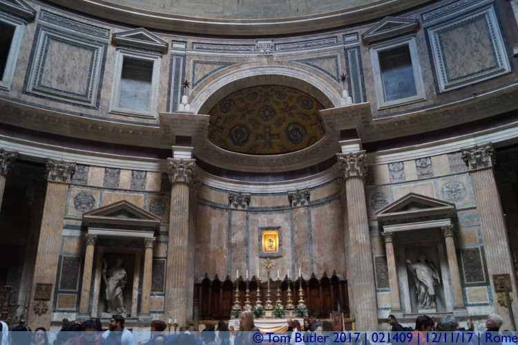 Photo ID: 021409, Inside the Pantheon, Rome, Italy