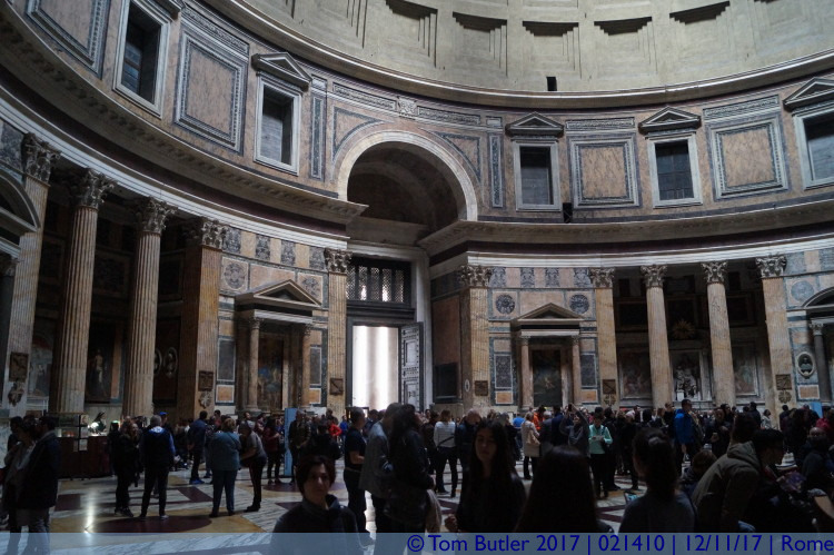 Photo ID: 021410, Looking across the Pantheon, Rome, Italy